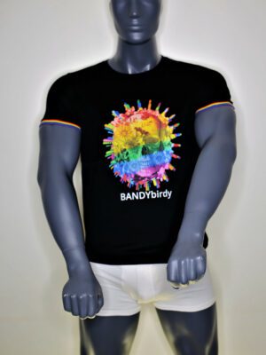 T-Shirt Rainbow Skull