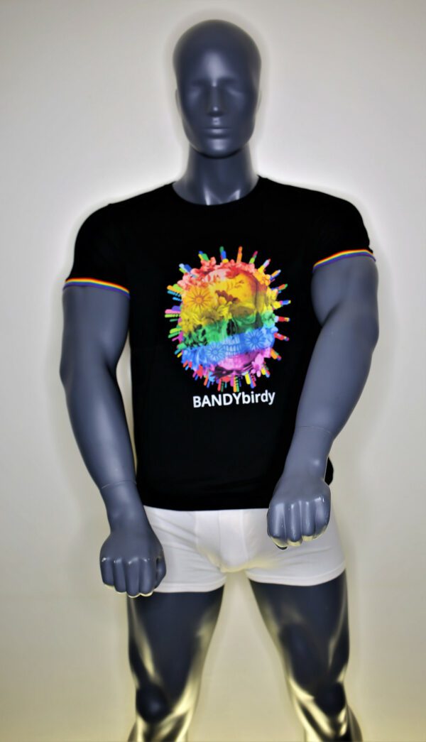 T-Shirt Rainbow Skull